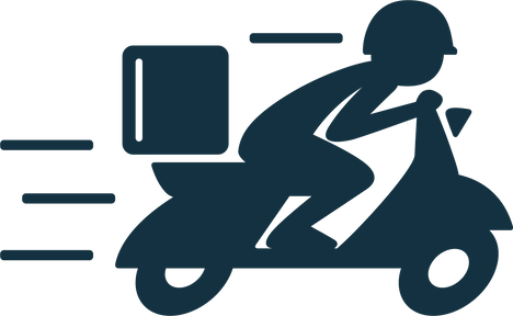 Motorcycle Delivery Icon