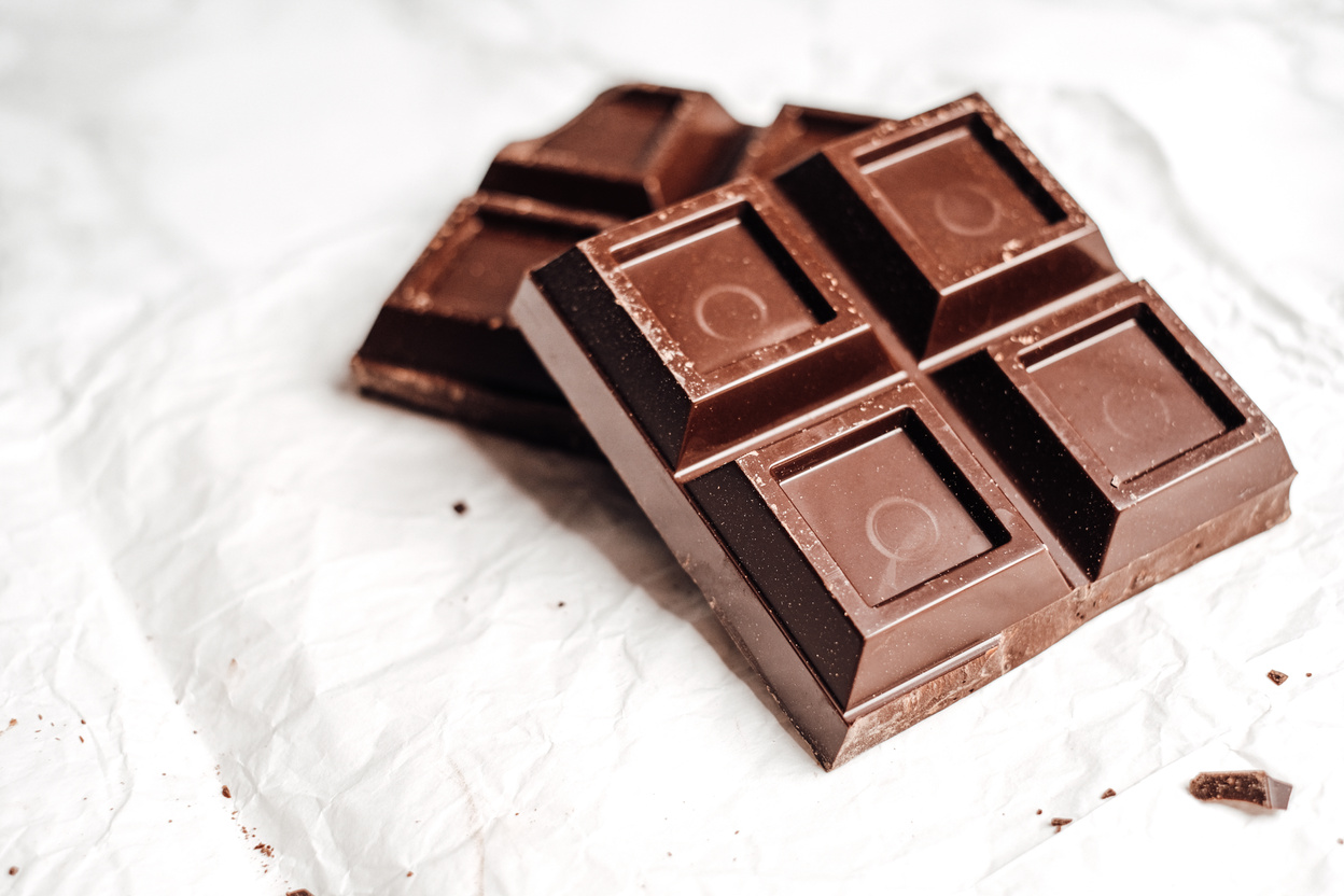 Chocolate Bars in Close Up Photography